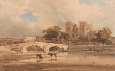 Ripon Minster, Yorkshire by Thomas Girtin